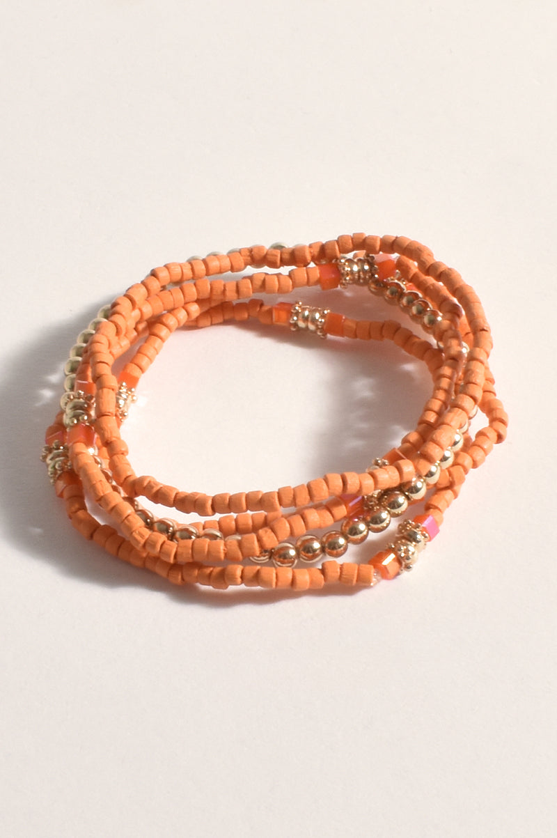 Lucinda Mixed Layered Bead Bracelet