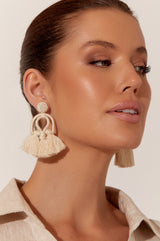 Fanned Out Tassel Earrings