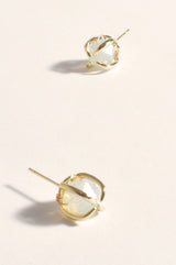 Quartz Claw Detail Earrings