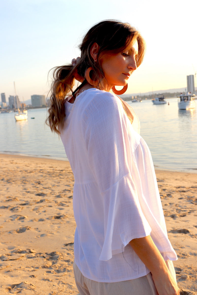 Bridgerton Top in White