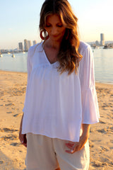 Bridgerton Top in White