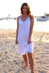 Oasis Dress in White