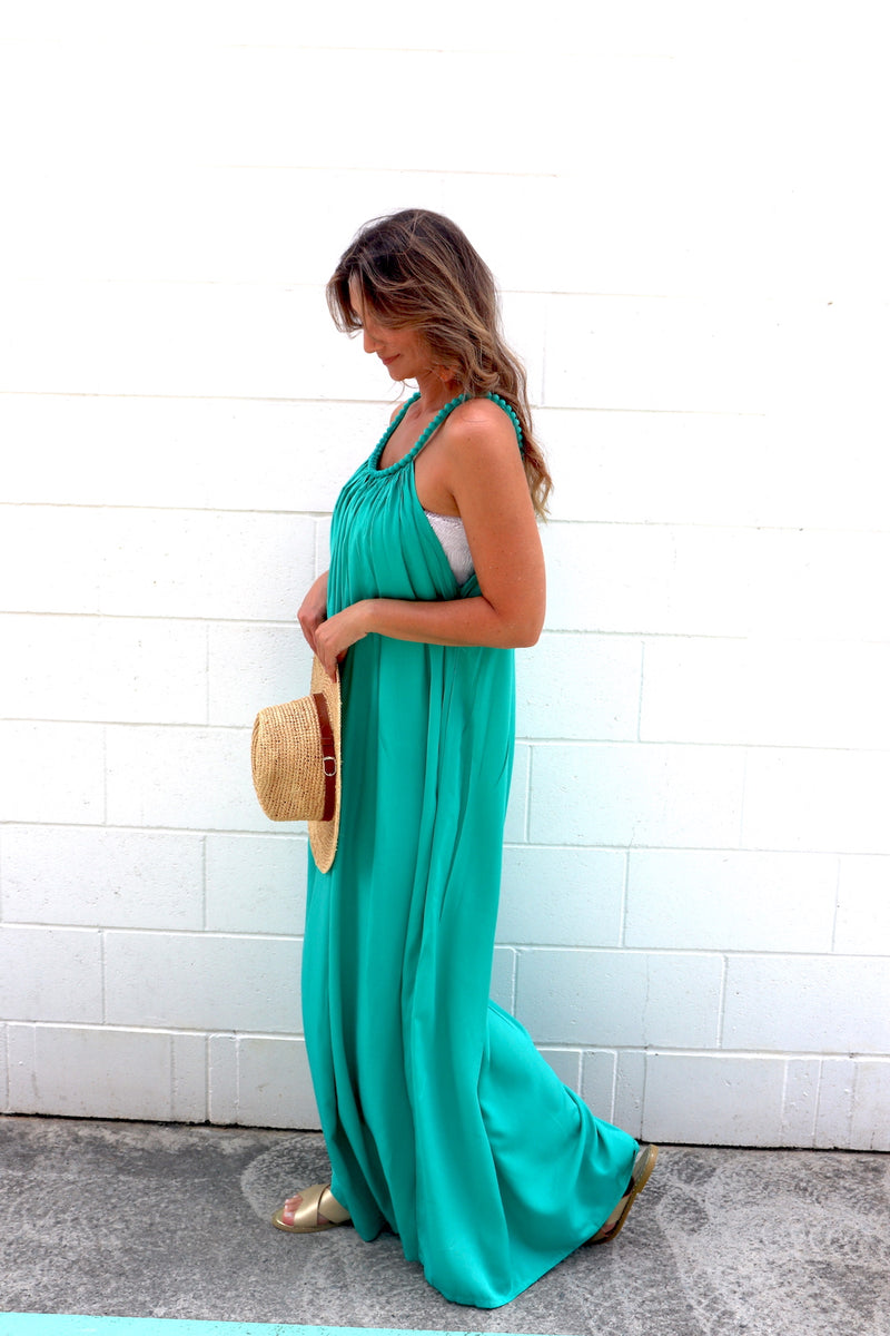 Mariah Maxi Dress In Summer Green