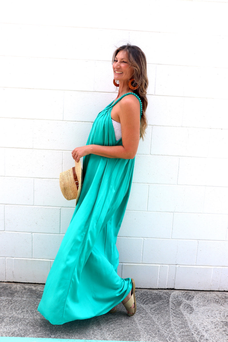 Mariah Maxi Dress In Summer Green