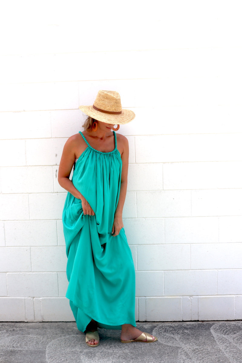 Mariah Maxi Dress In Summer Green