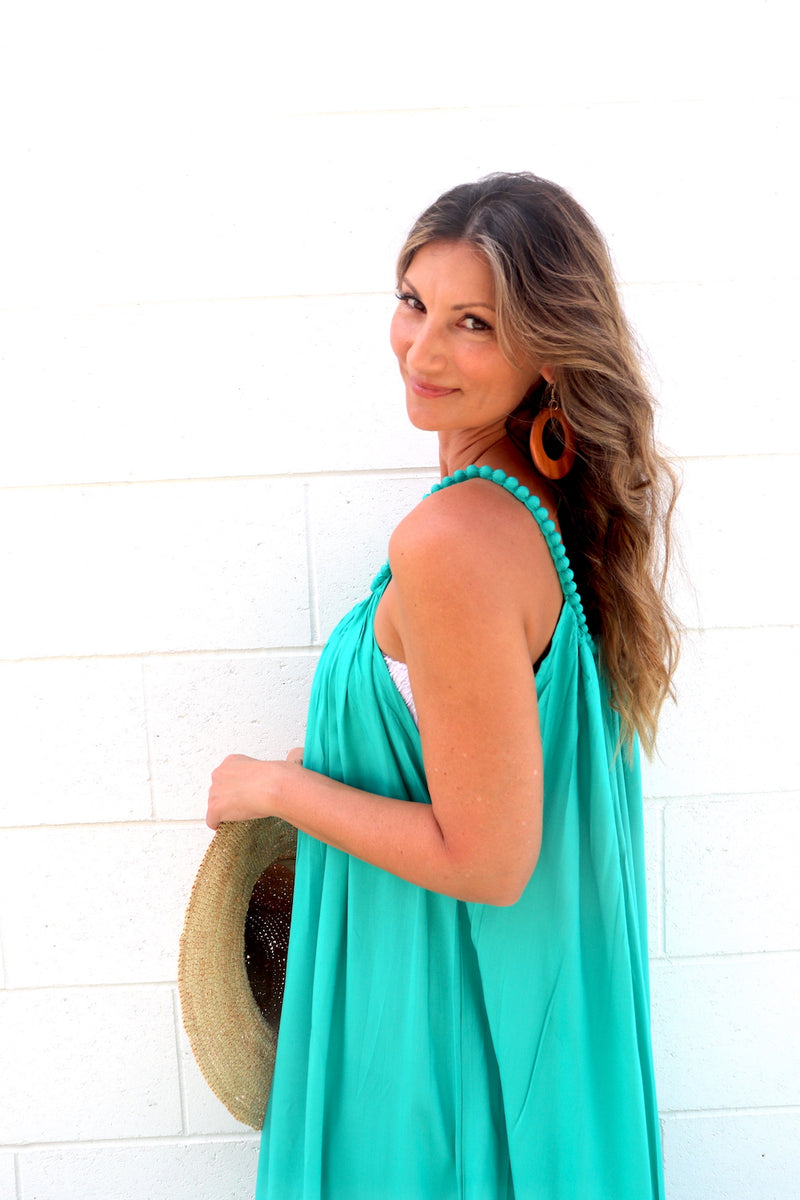 Mariah Maxi Dress In Summer Green