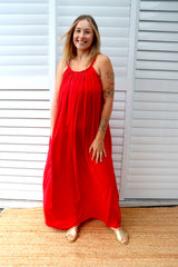 Mariah Maxi Dress In Red