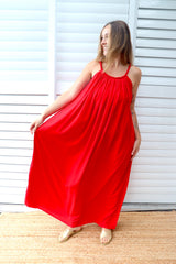 Mariah Maxi Dress In Red