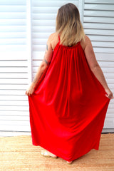 Mariah Maxi Dress In Red