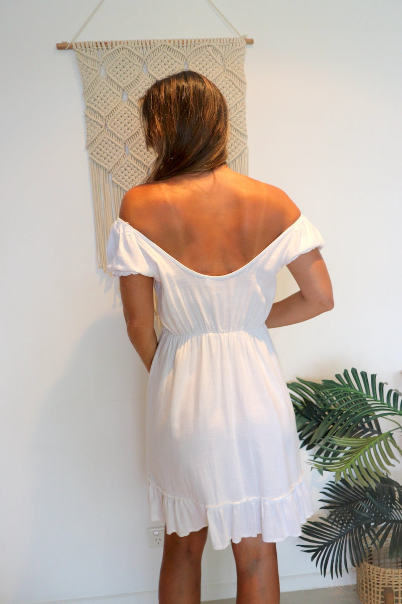 Sweetheart On/Off Shoulder Dress