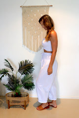 Dream Pant in LUX Cotton White