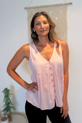 Airlie Beach Top in Pink