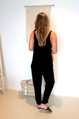 Seabreeze Singlet Top in Black