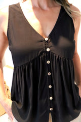 Airlie Beach Top in Black