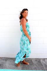 Daytripper Tube Maxi Dress In Mint Leaf