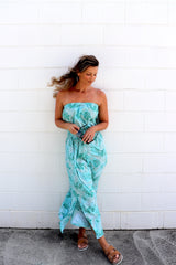 Daytripper Tube Maxi Dress In Mint Leaf