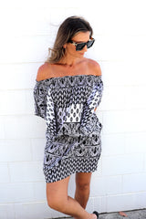 Holiday Dreaming Short Beach Dress/Top In Venice