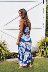 Daytripper Tube Maxi Dress In Samoa Blue