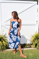 Daytripper Tube Maxi Dress In Samoa Blue