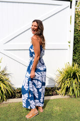 Daytripper Tube Maxi Dress In Samoa Blue