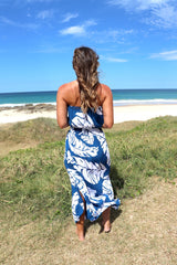 Daytripper Tube Maxi Dress In Samoa Blue