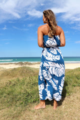 Daytripper Tube Maxi Dress In Samoa Blue