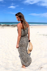 Daytripper Tube Maxi Dress In Leopard