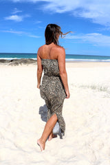 Daytripper Tube Maxi Dress In Leopard