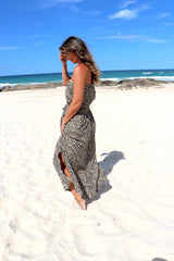 Daytripper Tube Maxi Dress In Leopard