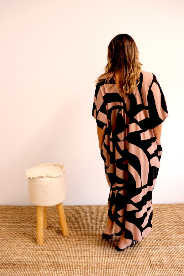 Lux Muu Muu in Emperor Chocolate Black
