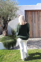 Promise Sweater in Forest Green