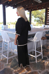 Elodie Knit Set in Black