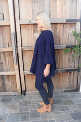 Lux Winter Poncho in Black or Navy