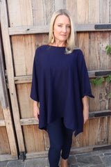 Lux Winter Poncho in Black or Navy