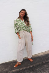 Sahara Pant & Shirt Set in Sage