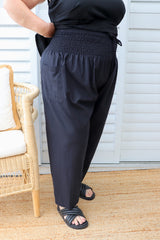 Dream Pant in LUX Cotton Plain Black