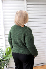 Promise Sweater in Forest Green