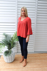 Bridgerton Top in Rust