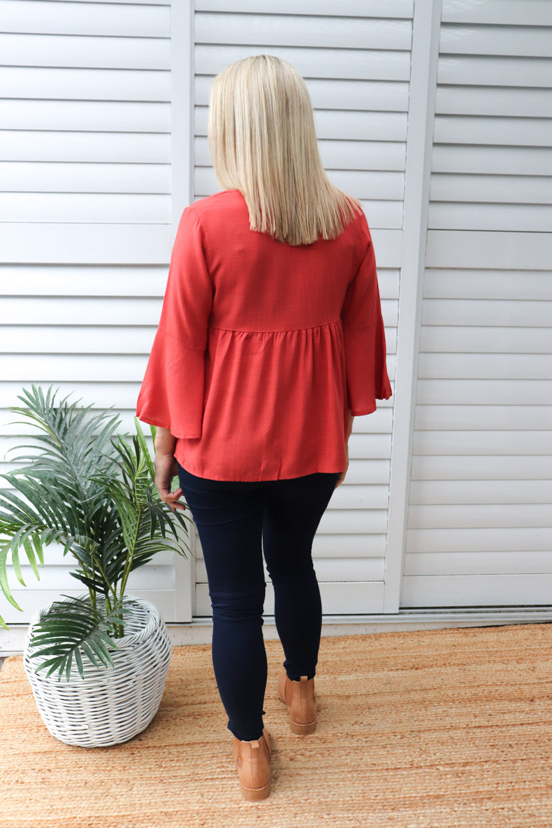 Bridgerton Top in Rust