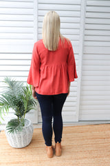 Bridgerton Top in Rust