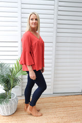 Bridgerton Top in Rust