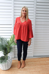 Bridgerton Top in Rust