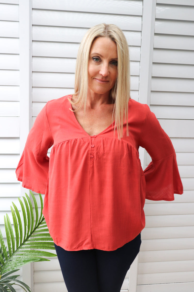 Bridgerton Top in Rust