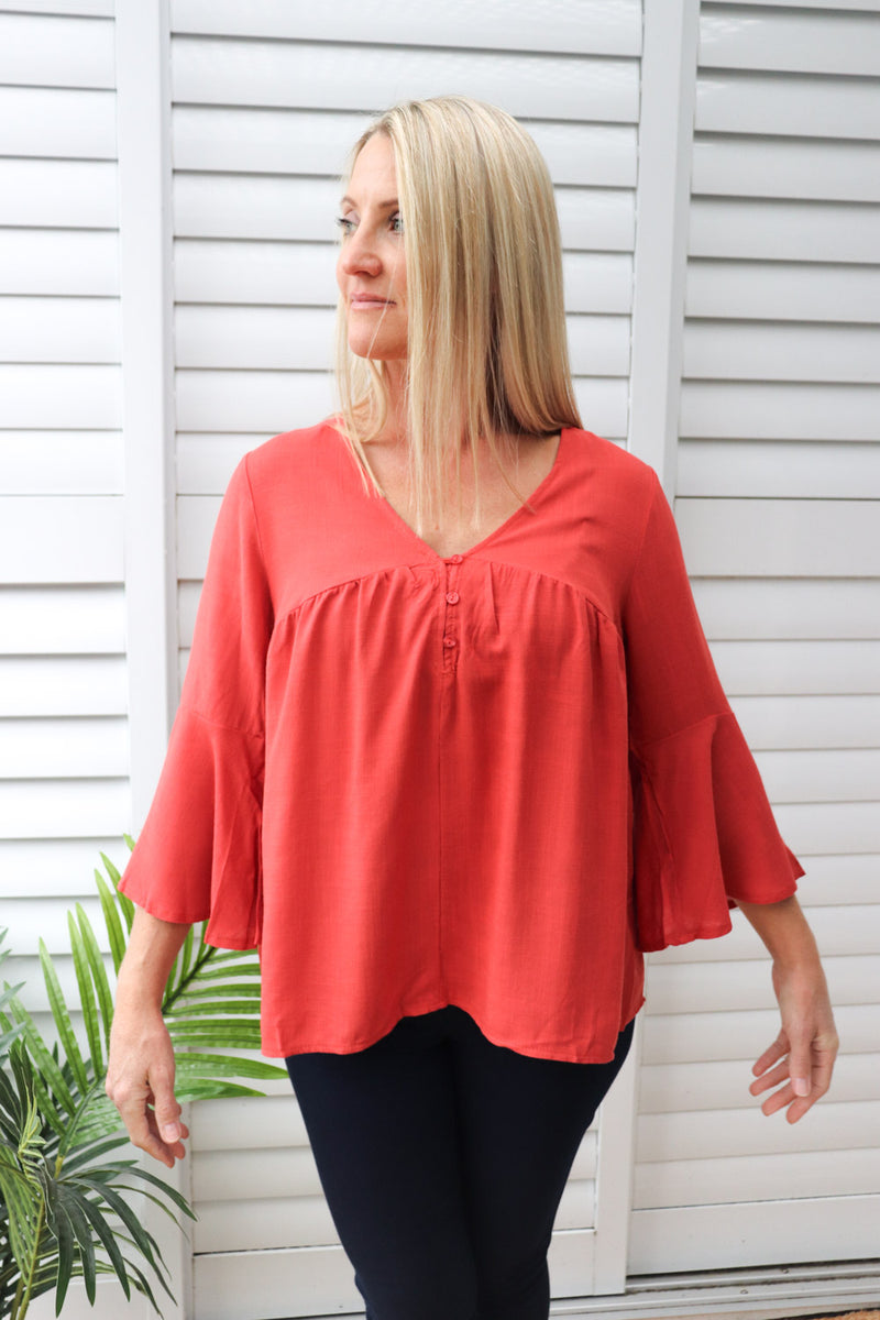 Bridgerton Top in Rust