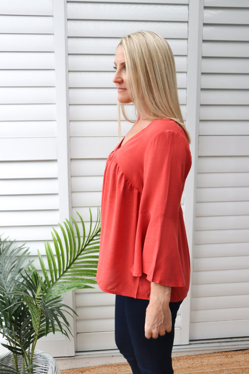 Bridgerton Top in Rust