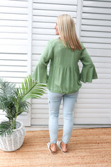 Bridgerton Top in Sage