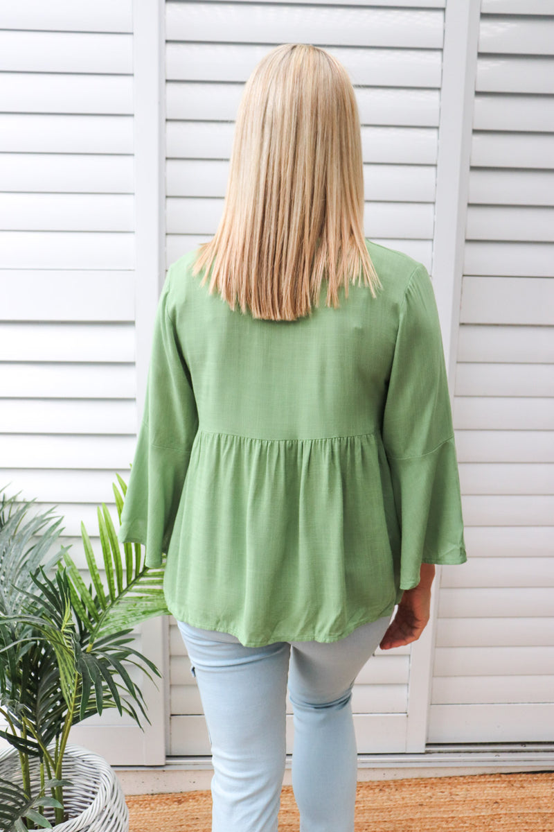 Bridgerton Top in Sage