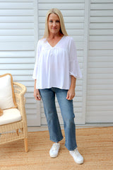 Bridgerton Top in White