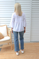 Bridgerton Top in White