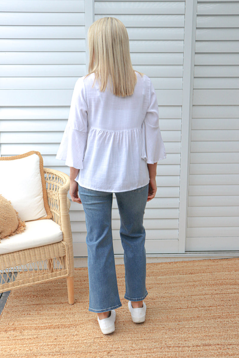 Bridgerton Top in White